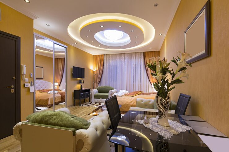 Representative bedroom interior
